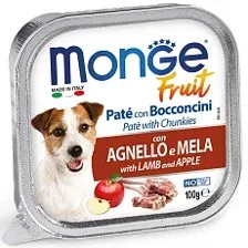 Monge Fruit Dog Паштет (Ягненок и яблоко) 100 г