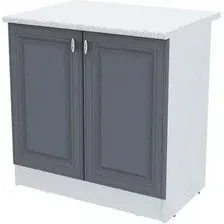 Шкаф-стол кухонный Горизонт Мебель Настя 800 (графит софт)