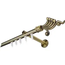 Карниз для штор Lm Decor Кения 1р 19мм (антик, 2.0м)