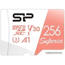 Карта памяти Silicon-Power Superior A1 microSDXC SP256GBSTXDV3V20 256GB