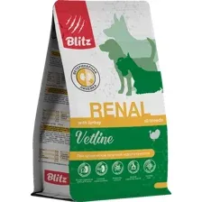Сухой корм для собак Blitz Pets Vetline Renal с индейкой 4309В (500 г)
