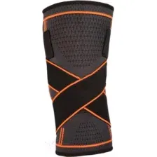 Суппорт колена Indigo IN209 XL (черный/оранжевый)
