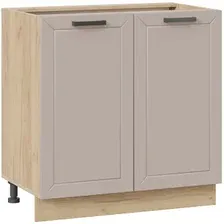 Шкаф напольный Трия Лорас 1Н8 (дуб крафт золотой/холст латте)