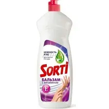 Средство для мытья посуды SORTI с Витамином Е, 900 г