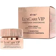 Крем для кожи вокруг глаз Витэкс LuxCare VIP глобальное омоложение КРЕМ-ЛЮКС для век с эффектом мгновенного лифтинга 30 мл