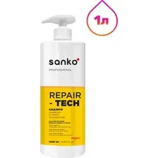 Шампунь для волос Sanko Repair Tech для поврежденных волос (1л)