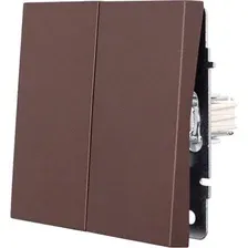 Выключатель Lezard Zima 704-7388-101QC (шоколад)