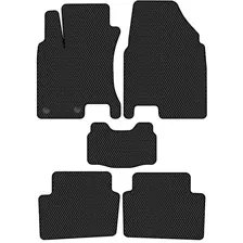 Комплект ковриков для авто Alicosta Nissan Qashqai I (suv / J10) 2006 - 2013 (черный, ромб)