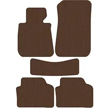 Комплект ковриков для авто Alicosta BMW 3-Series V (универсал, седан / E91, E90) 2004 - 2012 (коричневый, сота)