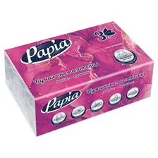 Полотенца бумажные (1 пачка  100 листов), PAPIA (H3), UNIT PACK, 3-слойные, 23х20,5 см, V-сложение, 5090823, 117705