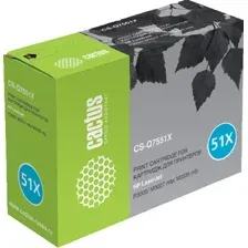 Картридж CACTUS CS-Q7551XS (аналог HP Q7551X)