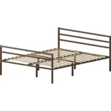 Кровать Домаклево Металика Г3+Г2 140х190 (коричневый)
