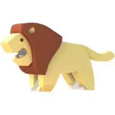 Игрушка-конструктор Halftoys Animal Лев HAS001
