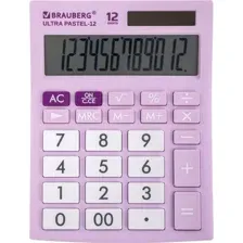 Калькулятор BRAUBERG Ultra Pastel-12-PR (250505)