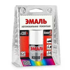 Эмаль автомобильная Kudo 202 KU-70202 (15мл, с кисточкой, снежно-белый)