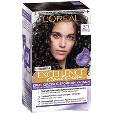 Крем-краска LOreal Paris Color Excellence Cool Creme 3.11 ультрапеп. темно-каштан.