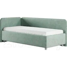 Кровать-тахта Сонум Capri L 90x200 (микровелюр селадон)