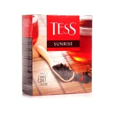 Чай черный в пакетиках Tess Sunrise 100шт.