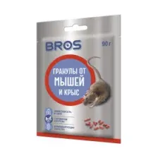 BROS гранулы от мышей и крыс 90г