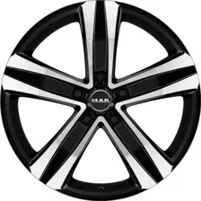 Литой диск MAK Stone 5 18x7.5" 5x118мм DIA 71.1мм ET 60мм Black Mirror