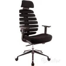 офисное компьютерное кресло Everprof Ergo Black (ткань), черный
