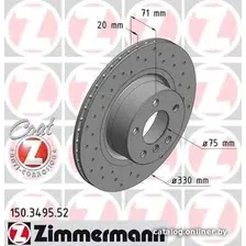 Тормозной диск Zimmermann 150349552