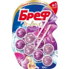 Средство для унитаза Bref Deluxe Волшебная Орхидея 2x50 г