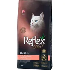 Сухой корм для кошек Reflex Plus Hairball с лососем и курицей (15 кг)