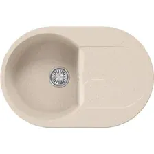 Кухонная мойка Polygran Atol-760 (кремовый)