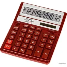 Бухгалтерский калькулятор Eleven SDC-888X-RD (красный)