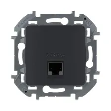 Розетка Legrand Inspiria 673833 (антрацит)