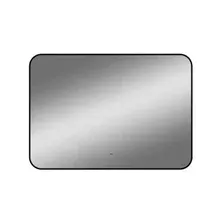 Зеркало для ванной с подсветкой КОНТИНЕНТ Torry Black LED 1000x700 