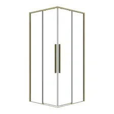 Душевой уголок Grossman Galaxy 90x90x195 300.K33.01.9090.32.00 (золото сатин/прозрачное стекло)