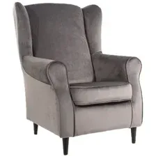 Интерьерное кресло Signal Baron Velvet Bluvel 14 (серый)