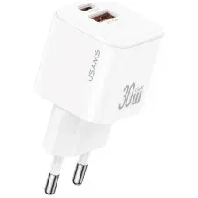 Сетевое зарядное Usams CC263 30W GaN (белый)