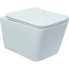 Унитаз подвесной Deante Bau VSS01102B с крышкой Slim Soft-Close (белый)