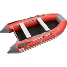 Моторная лодка Roger Boat Hunter 3200 (без киля, красный/серый)