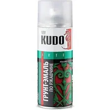 Эмаль Kudo По ржавчине RAL 6002 520 мл (зеленый)