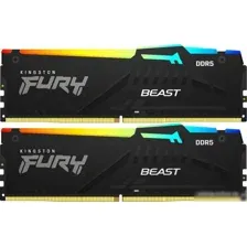 Оперативная память Kingston FURY Beast RGB 2x16ГБ DDR5 6000 МГц KF560C30BBAK2-32