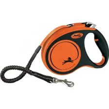 Поводок-рулетка Flexi Xtreme M (до 35 кг) 5 м лента оранжевая