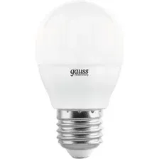 Лампа светодиодная E27 GAUSS Globe-dim