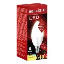 BELLIGHT LED СВЕЧА C37 8W 220V E14 3000K