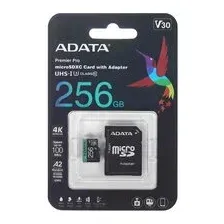Карта памяти ADATA Premier Pro microSDXC 256 ГБ