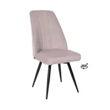 Стул LEONARD M-R1 360, d07 PEARL GREY LUX\черный