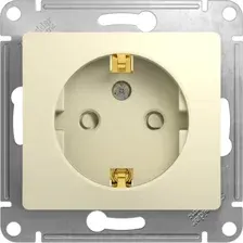 Розетка Schneider Electric Glossa GSL000245 (бежевый)