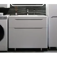 Symbolite Тумба под умывальник Марелла 90 Люкс Plus 2 ящика (белый матовый)