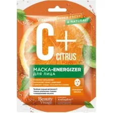 Маска для лица тканевая Fito Косметик CCitrus Energizer (25мл)