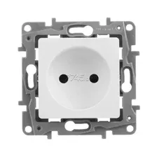 Розетка скрытая со шторками LEGRAND Etika белая (672234)
