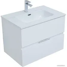 Aquanet Тумба с умывальником Алвита New 70 306154 (белый матовый)