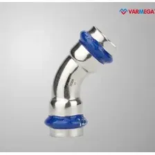 Фитинг Varmega Угольник 45 двухраструбный Inox Press 35x35 VM712003535